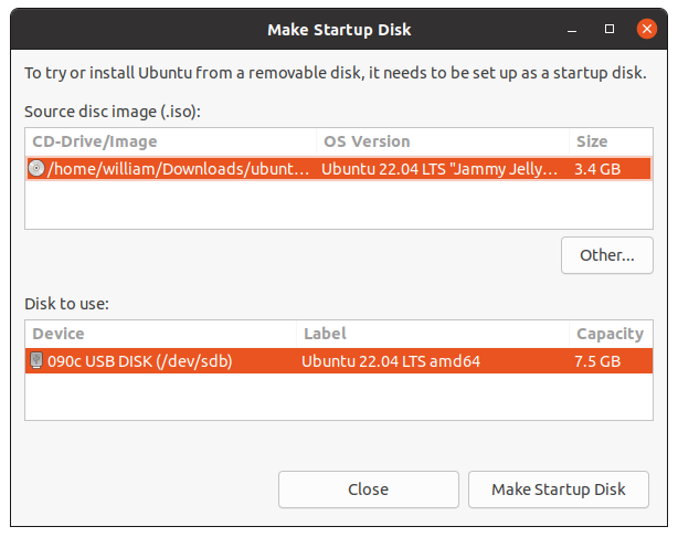 Startup Disk Creator